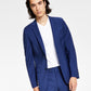 Calvin Klein Men's Skinny Fit Extra Slim Infinite Stretch Suit Jacket Blue Size 48