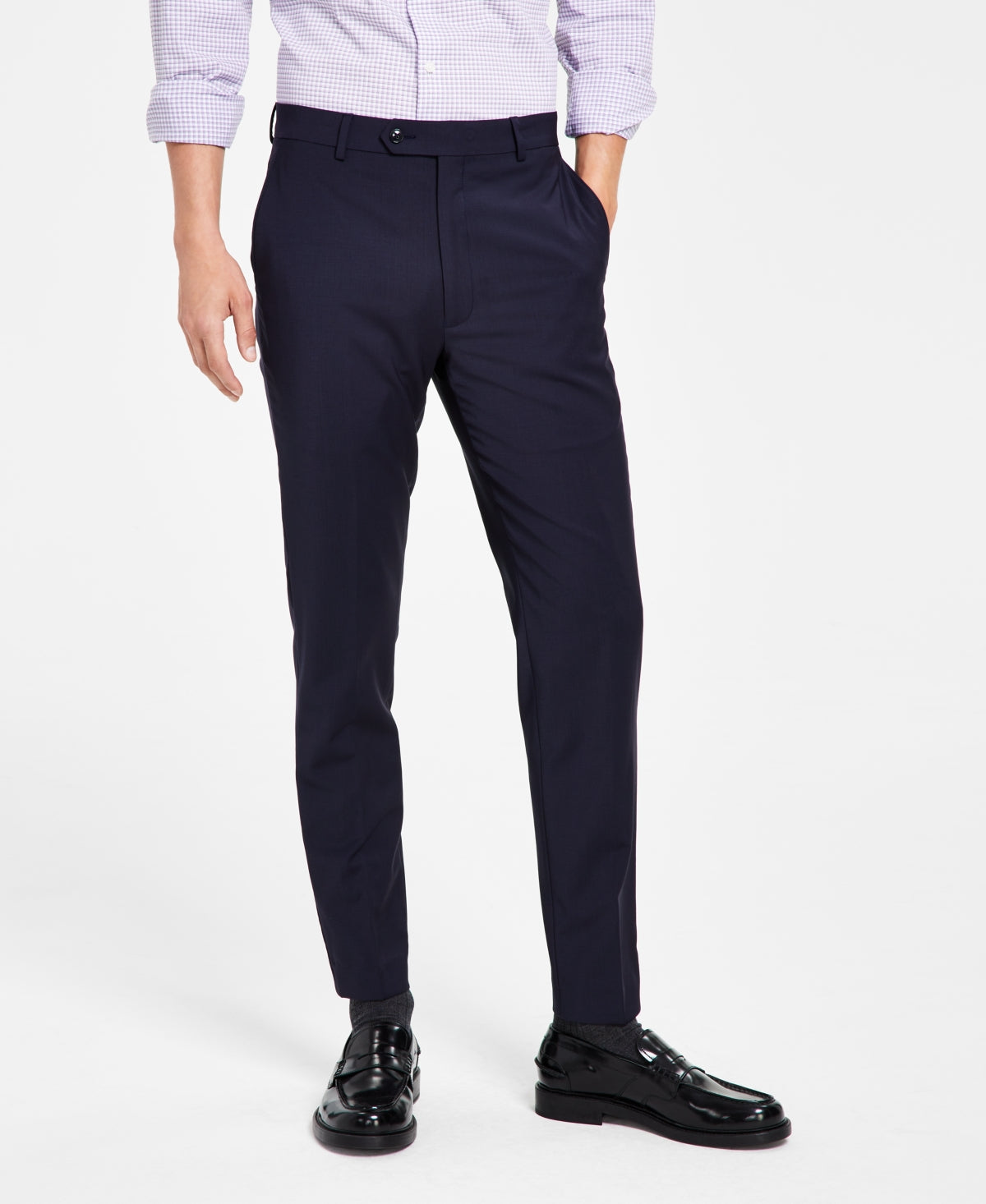 Calvin Klein Men's Skinny Fit Extra Slim Infinite Stretch Suit Pants Blue Size 32X30