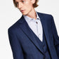 Calvin Klein Men's X Fit Slim Fit Stretch Suit Jackets Blue Size 36
