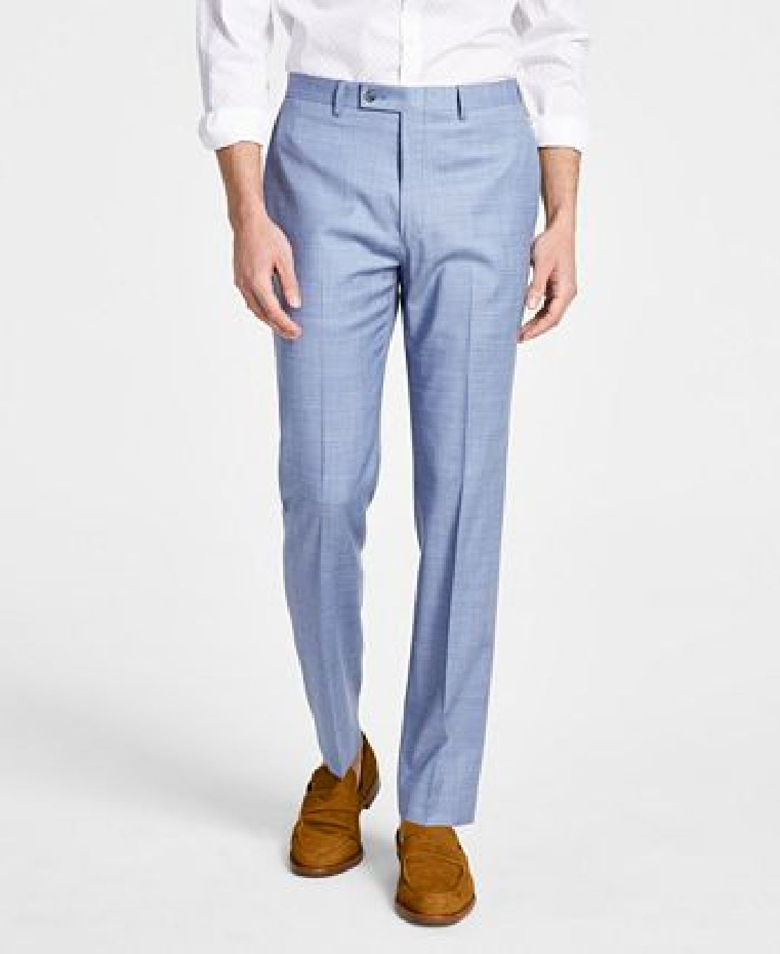 Calvin Klein Men's X-Fit Slim Fit Stretch Suit Pants Blue Size 34X32