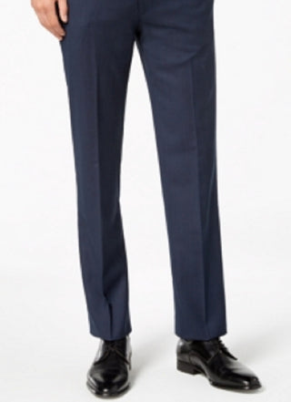 Calvin Klein Men's X Fit Slim Fit Stretch Suit Pants Blue Size 30X30