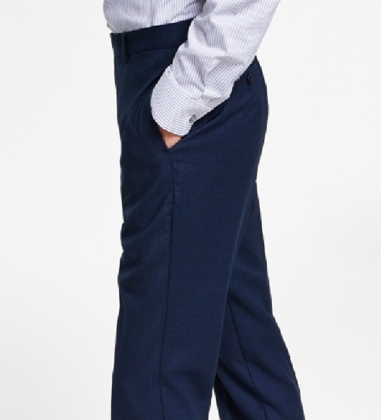 Calvin Klein Men's X Fit Slim Fit Stretch Suit Pants Blue Size 36X32