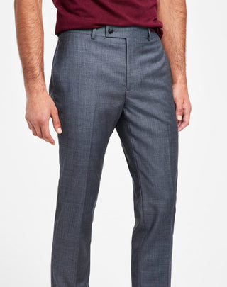 Calvin Klein Men's X Fit Slim Fit Stretch Suit Pants Gray Size 38X30