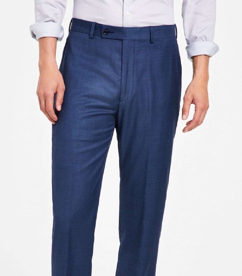 Calvin Klein Men's X Fit Slim Fit Stretch Suit Pants Blue Size 32X30