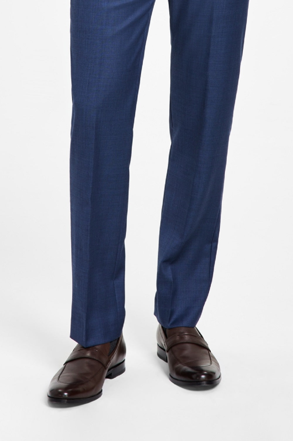 Calvin Klein Men's X Fit Slim Fit Stretch Suit Pants Blue Size 32X30