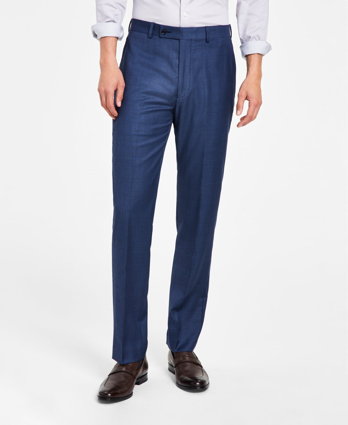 Calvin Klein Men's X Fit Slim Fit Stretch Suit Pants Blue Size 32X30