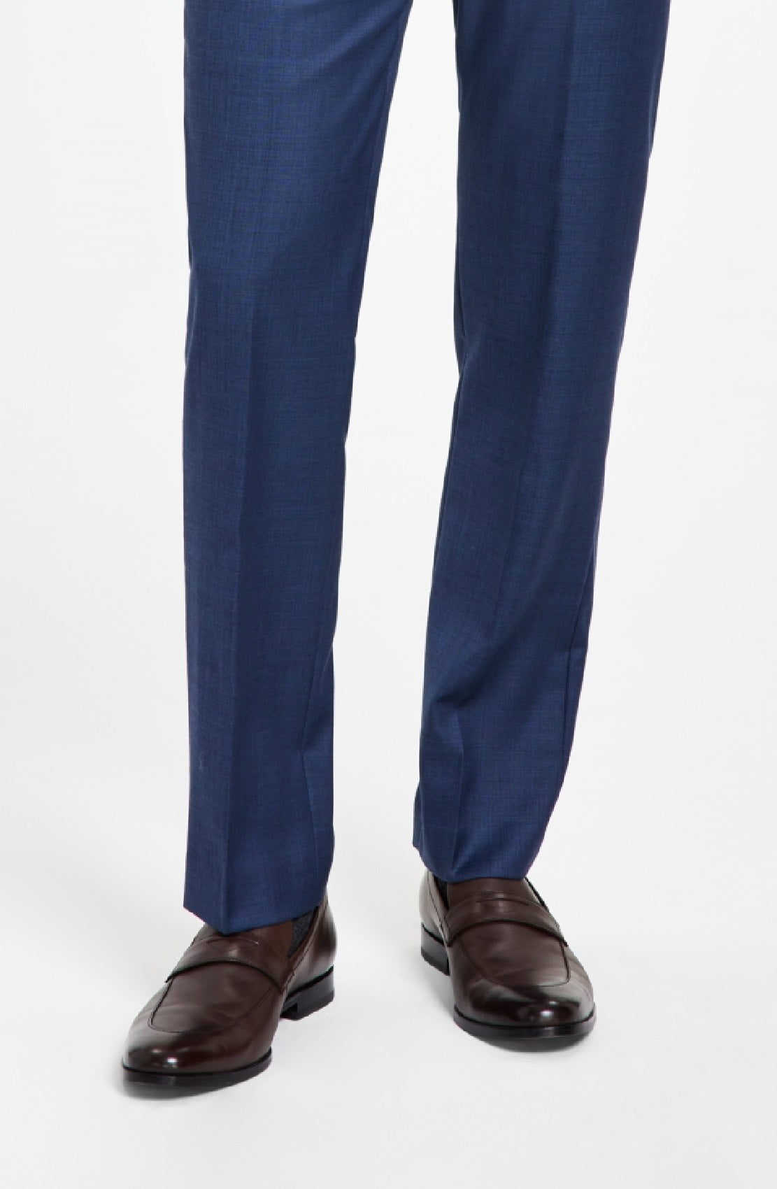 Calvin Klein Men's X-Fit Slim Fit Stretch Suit Pants Blue Size 38X30