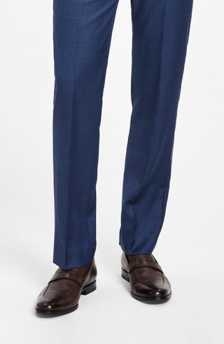 Calvin Klein Men's X-Fit Slim Fit Stretch Suit Pants Blue Size 38X30