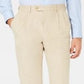 Ralph Lauren Men's Classic Regular Fit Corduroy Double Reverse Pleated Dress Pants Beige Size 44X30