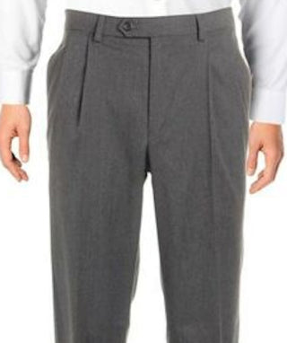 Ralph Lauren Men's Pleat Straight Leg Pants Gray Size 32X32