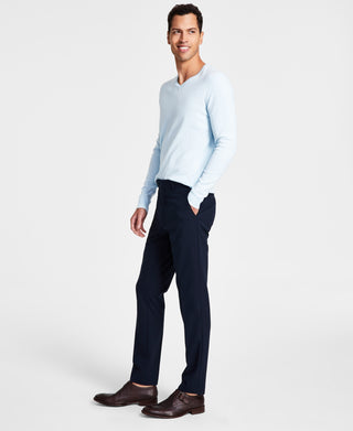 Calvin Klein Men's Infinite Stretch Skinny Fit Dress Pants Blue Size 34X30