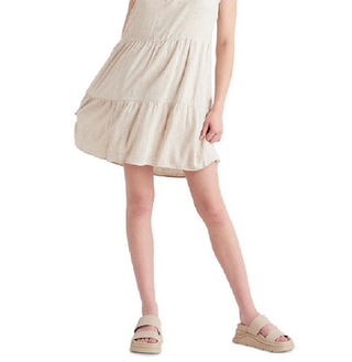 Black Tape Women's Flutter Sleeve Mini Dress White Size Small