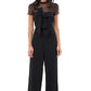 JS Collections Women's Stretch Crepe Jumpsuit Black Size 16
