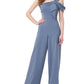 JS Collections Women's One Shoulder Jumpsuit Blue Size 4