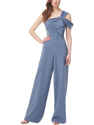 JS Collections Women's One Shoulder Jumpsuit Blue Size 4