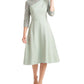 JS Collections Women's Rory Fit & Flare Midi Dress Green Size 4