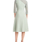 JS Collections Women's Rory Fit & Flare Midi Dress Green Size 16