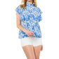 Thml - Flutter Sleeve Print Top