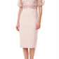 JS Collections Emersyn Beaded Midi Dress, English Rose, Size 6
