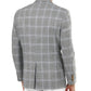 Ralph Lauren Men's Ultraflex Plaid Sport Coat Gray Size 43