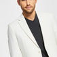 Tommy Hilfiger Men's Slim Fit Solid Weave Blazer White Size 44