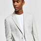 Tommy Hilfiger Men's Slim Fit Solid Weave Blazer Gray Size 38