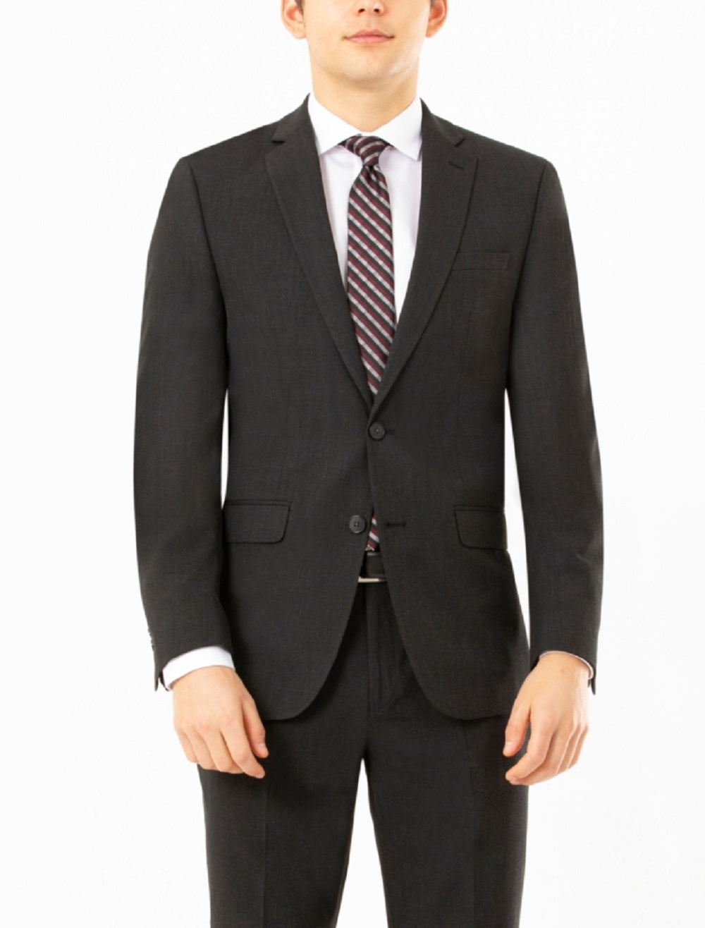 Izod Men's Classic Fit Suits Gray Size 38