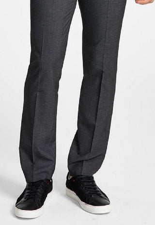 DKNY Men's Modern Fit Stretch Suit Pants Black Size 30X32