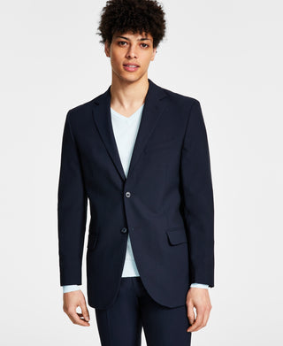 DKNY Men's Modern Fit Stretch Suit Jacket Blue Size 38