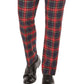 Tommy Hilfiger Men's Modern Fit Th Flex Stretch Check Performance Pants Blue Size 32X32