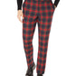 Tommy Hilfiger Men's Modern Fit Th Flex Stretch Check Performance Pants Blue Size 32X32