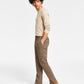 Tommy Hilfiger Men's Modern Fit Th Flex Stretch Patterned Performance Pants Brown Size 32X32