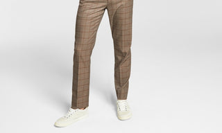 Alfani Men's Slim Fit Suit Pants Brown Size 30X32