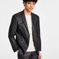 Kenneth Cole Reaction Men's Techni Cole Suit Separate Slim Fit Suit Jacket Gray Size 38