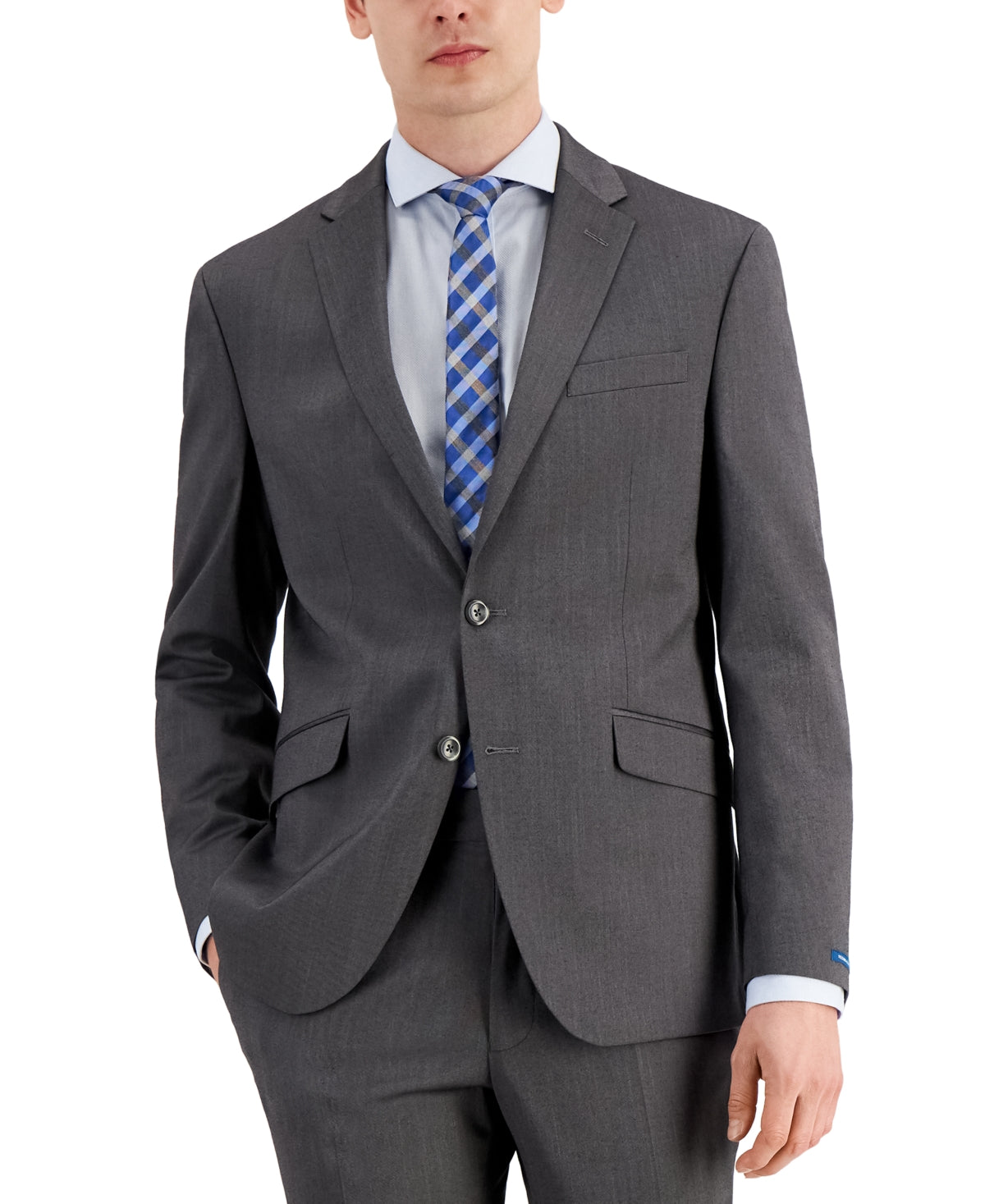 Kenneth Cole Reaction Men's Separate Slim Fit Suit Jacket Gray Size 36