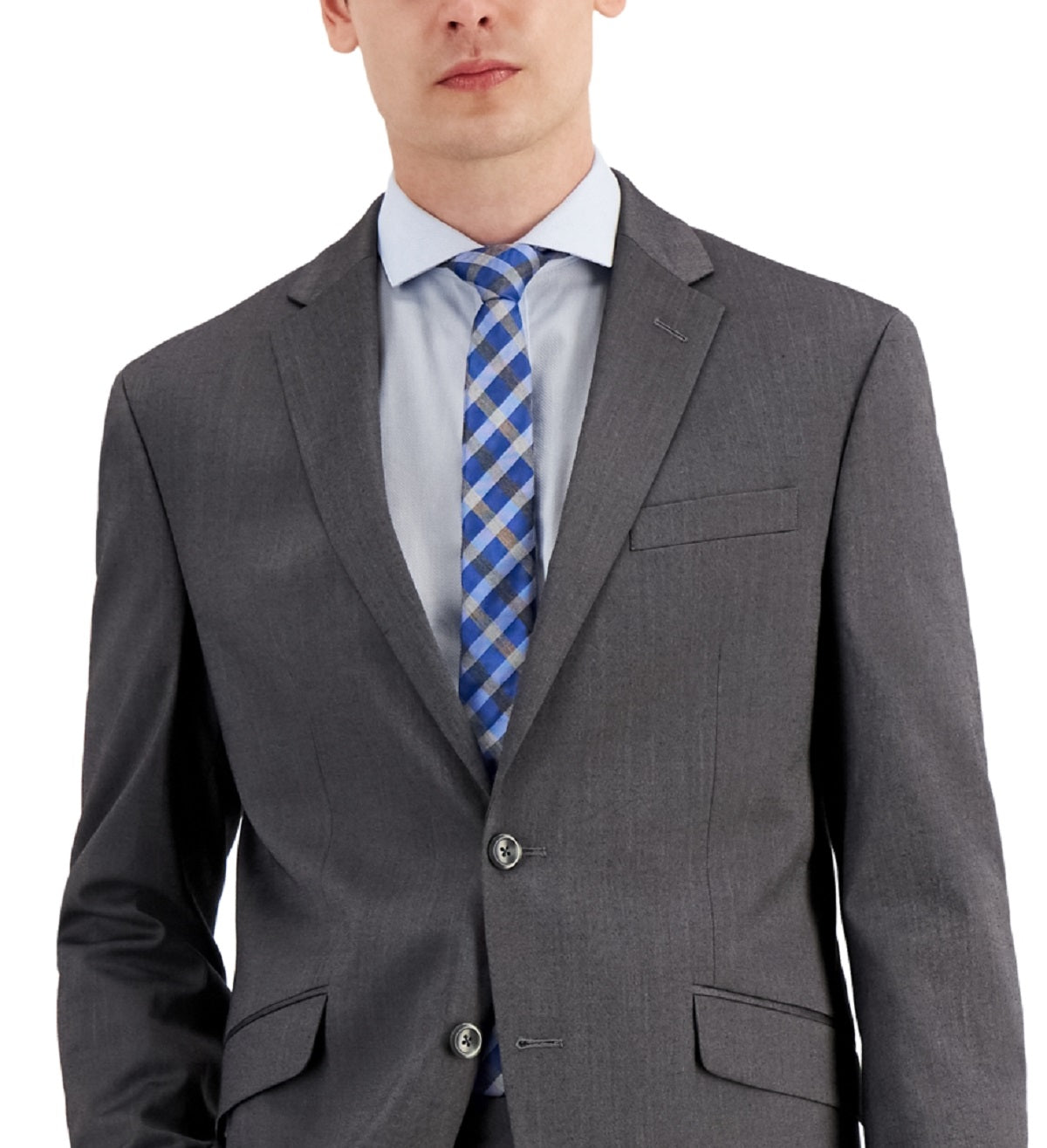 Kenneth Cole Reaction Men's Separate Slim Fit Suit Jacket Gray Size 42