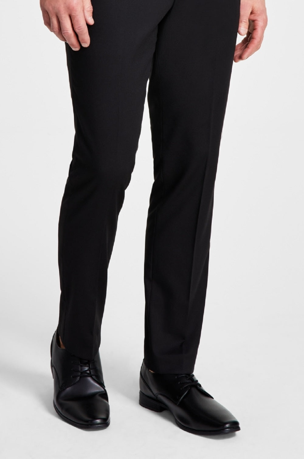 Kenneth Cole Reaction Men's Suit Separate Slim Fit Pants Black Size 36X30
