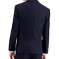 Kenneth Cole Reaction Men's Techni Cole Suit Separate Slim-Fit Suit Jacket Blue Size 38