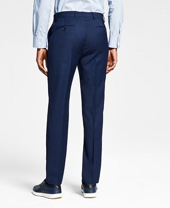 Tommy Hilfiger Men's Modern Fit Th Flex Stretch Wool Suit Separate Pants Blue Size 34X32