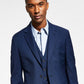 Tommy Hilfiger Men's Modern Fit Th Flex Stretch Solid Suit Jacket Blue Size 38