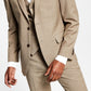 Tommy Hilfiger Men's Modern Fit Th Flex Stretch Solid Suit Jacket Brown Size 42