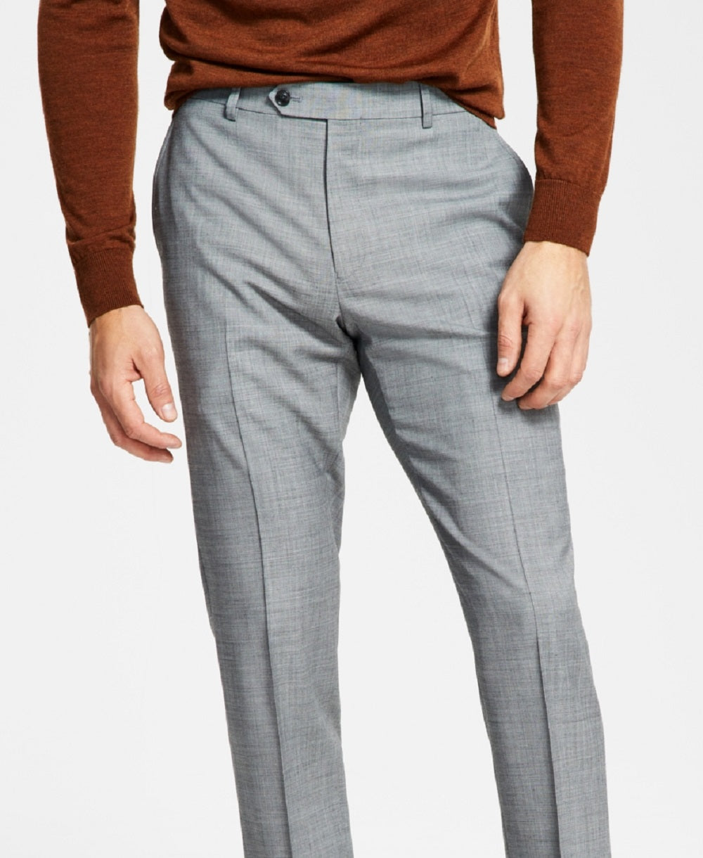 Tommy Hilfiger Men's Modern Fit Th Flex Stretch Wool Suit Separate Pants Gray Size 34X30