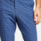 Tommy Hilfiger Men's Modern Fit Th Flex Stretch Check Performance Pants Blue Size 30X30