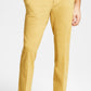 Tommy Hilfiger Men's Modern Fit Th Flex Stretch Comfort Solid Performance Pants Yellow Size 38X32
