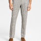 Tommy Hilfiger Men's Modern Fit Th Flex Stretch Check Performance Pants Gray Size 36X34