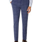 Calvin Klein Men's Slim Fit Plaid Suit Separate Pant Blue Size 32X34