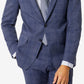 Calvin Klein Men's Slim Fit Plaid Suit Separate Jacket Blue Size 42