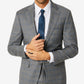 Calvin Klein Men's Slim Fit Plaid Suit Separate Jacket Gray Size 38