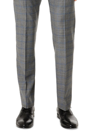 Calvin Klein Men's Slim Fit Plaid Suit Separate Pant Gray Size 32X32