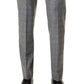 Calvin Klein Men's Slim Fit Plaid Suit Separate Pant Gray Size 34X30